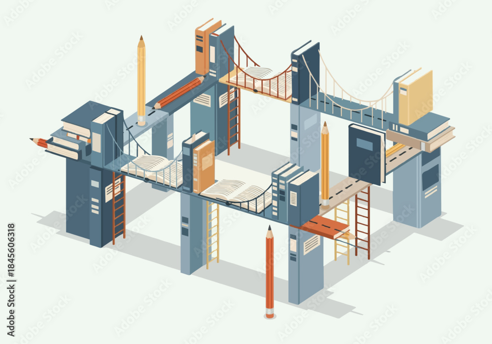 Fototapeta premium Education as Infrastructure