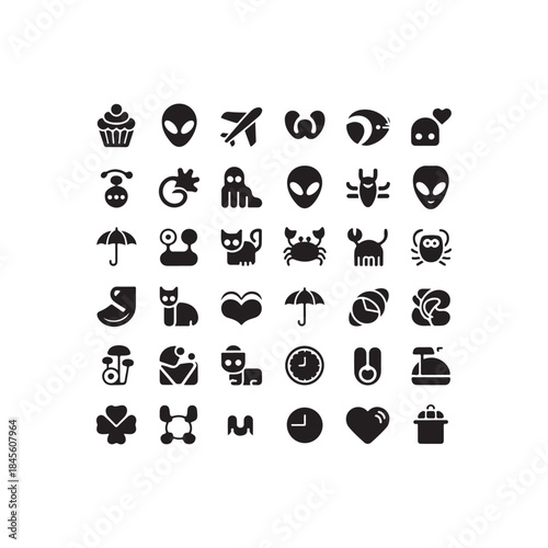 set of icons .vector eps 10