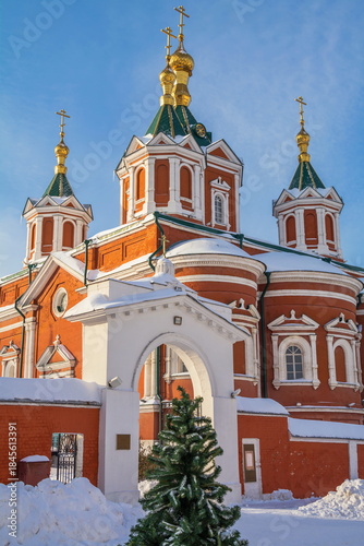 Church of the Tikhvin Icon of the Mother of God in winter Kolomna
