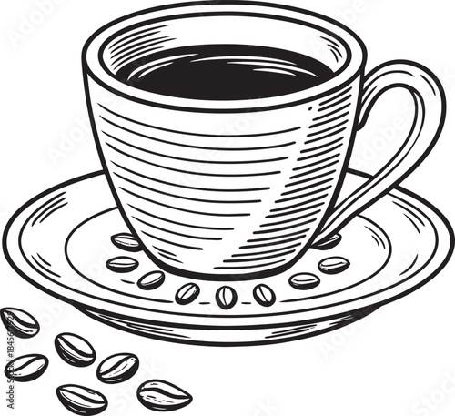 cup of coffee with milk