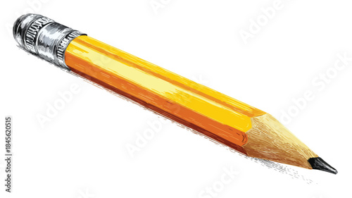 Double Exposure Drawing of Pencil, Creativity and Artistic Concept