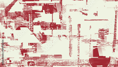 Grunge background texture vector overlay with rough halftone noise for modern design, posters and digital layouts. Combined and mixed layered background for digital design.
