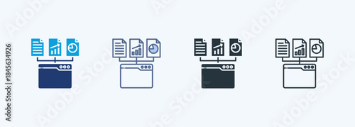 Data Collection Multiple Style Icon Collection