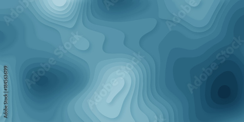 Abstract blue and green papercut luxury diamond creative wallpaper background. vector natural shadow papercut web banner template spiral line texture design.