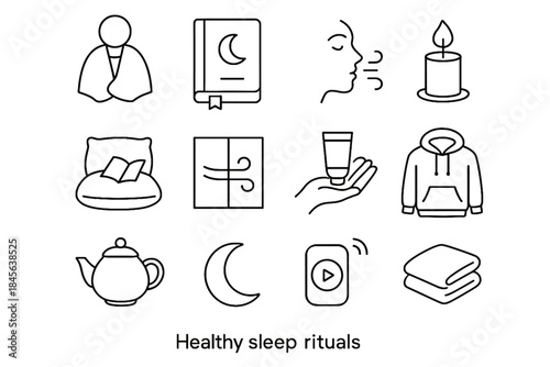 Candle blanket vector cozy tea cream icon sleep window healthy flame sheets