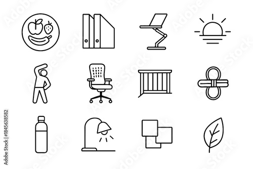 Remote sorter neutral cord vector balcony reusable icon desk healthy neat work