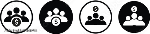 Mutual funds icon. Finance and wealth management signs. Investment portfolio symbols. Banking and asset symbol
