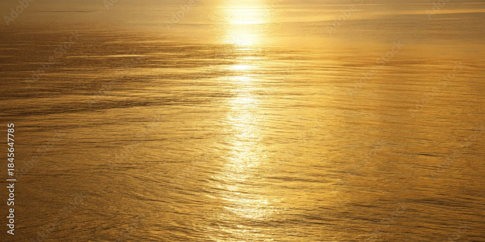 custom made wallpaper toronto digitalGold water golden sunset shimmering reflection calm sea warm light serene horizon golden hour gentle ripple tranquil mood minimal nature bathe calm water warm light with shimmering reflection
