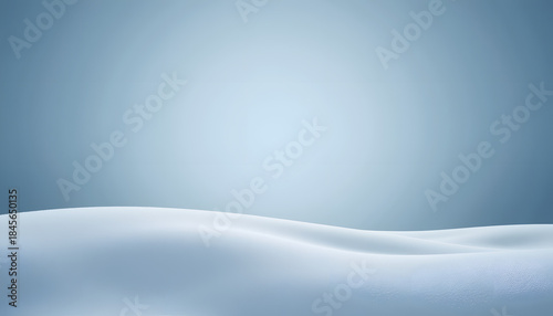 Calm winter gradient landscape with subtle snow effect, serene backdrop
