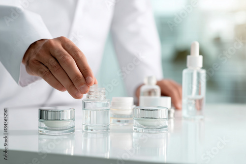 Clinical skincare setup