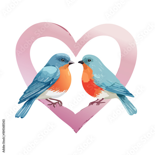 Valentine Love Birds