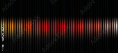 Ribbed neon glass 3d background with vertical striped texture, bright red blue gradient. Luminous transparent surface with lighting effect.	abstract colorful background