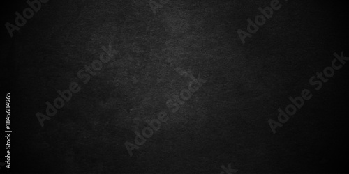 Dark black old wall paper grunge background. black blackboard and chalkboard texture. Dark black concrete wall texture element vintage grunge charcoal paint rough, distress backdrop background.