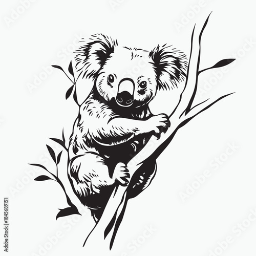 koala in the tree