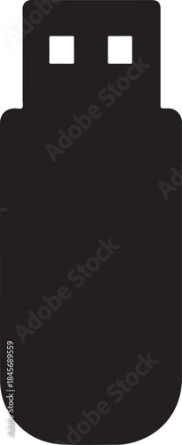 Digital Data Drive: An emblematic representation of modern digital storage, this image captures the essential form of a USB flash drive, symbolizing data mobility and seamless information transfer.