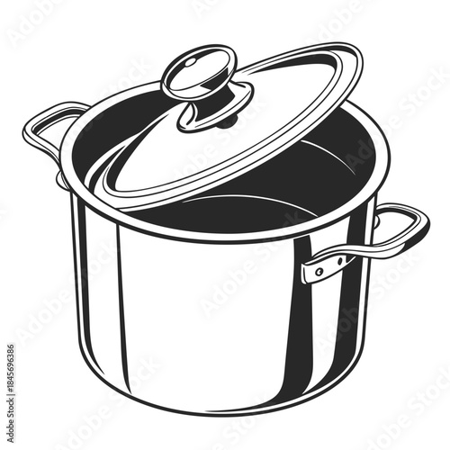 cooking pot vector illustration