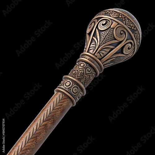 ancient wooden sword