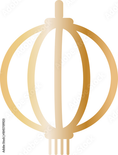 Gold Open Frame Lantern