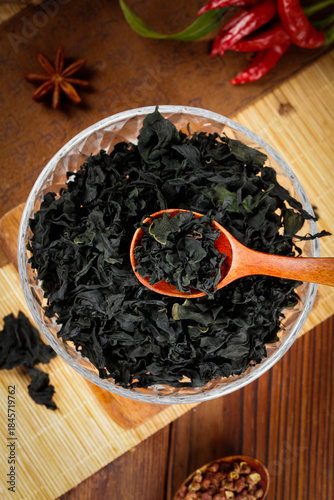Dried Wakame Seaweed with Red Chili and Star Anise