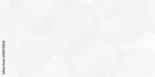 Abstract vector gray and white tech technology transparent circle rectangle shape. seamless geometry paper triangle background. Space design concept. Decorative web layout design.