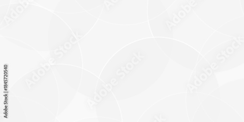 Abstract vector gray and white tech technology transparent circle rectangle shape. seamless geometry paper triangle background. Space design concept. Decorative web layout design.