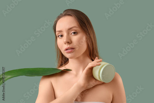 Beautiful young woman with ...