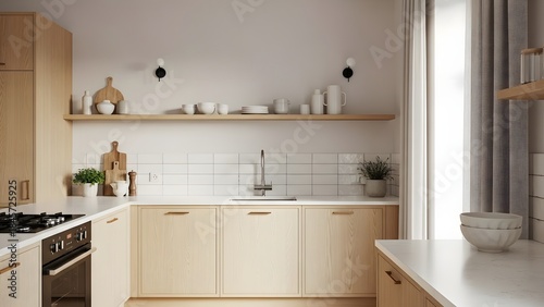 Bright Scandinavian Style Kitchen
