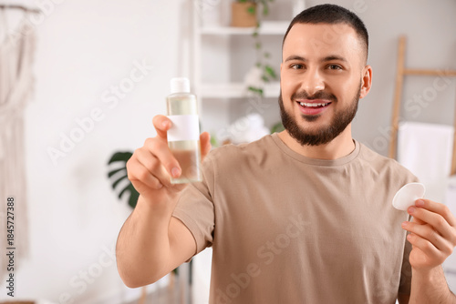 Handsome young happy man wi...