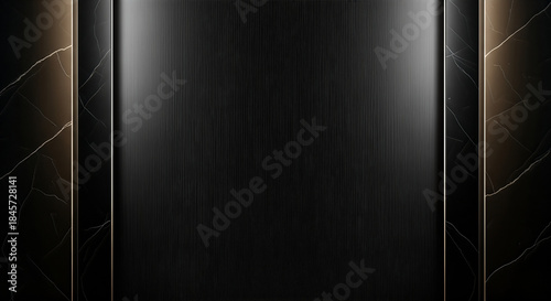 Dark Abstract Gradient with Soft Light Streaks and Delicate Cracks abstract background