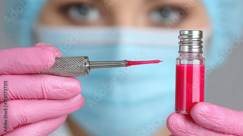 Manicurist performing Japan...