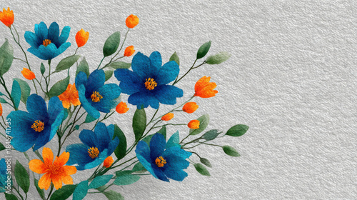 watercolor floral background