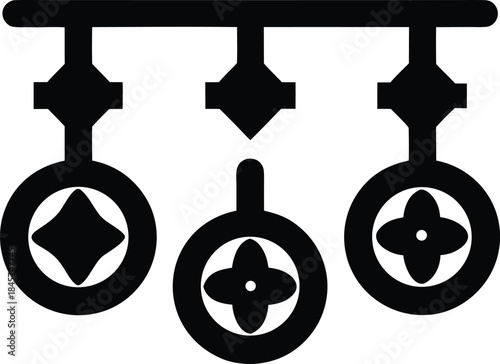 parade treasure coins line art vector illustration on transparent background