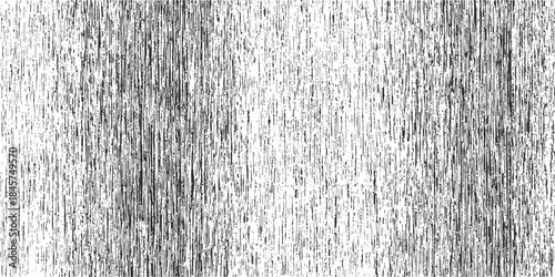 Black and white vertical textured lines pattern with varying density and subtle speckles creating a distressed abstract background