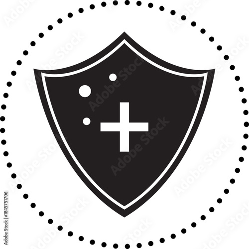 Immune system booster shield, corona, hygiene shield, virus protection.