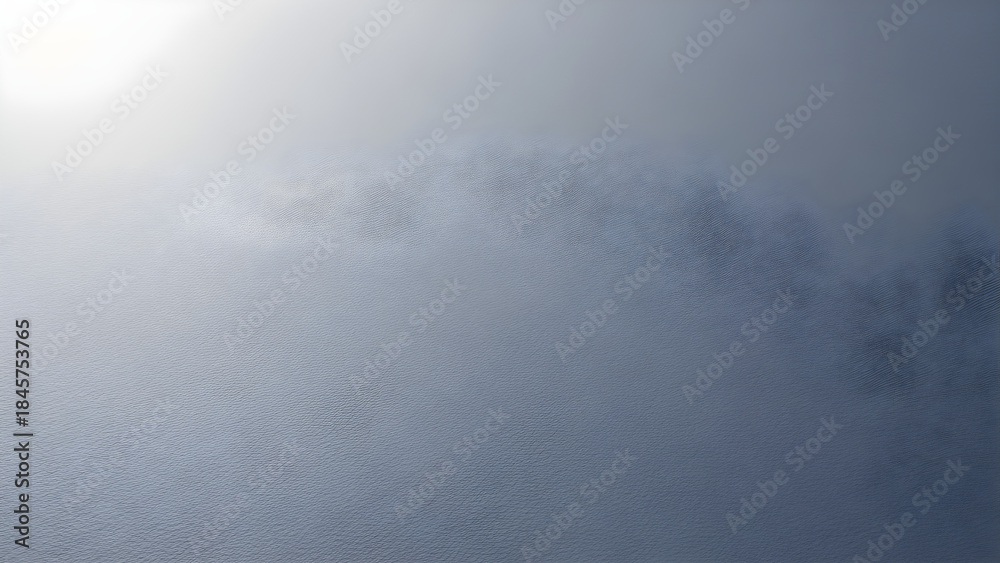 Fototapeta premium Large flock of birds flying in formation over calm ocean waters under a bright hazy sun. isolated on white background