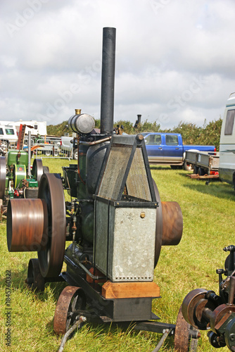 Vintage industrial steam machinery