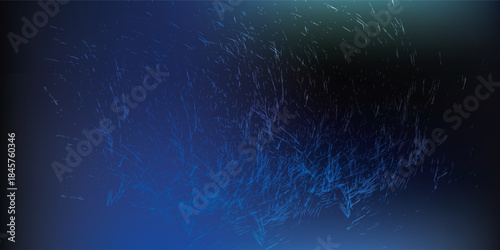 Deep Blue Abstract Textured Surface with Crumpled Roughness and Subtle Light Reflections.