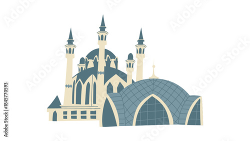 Vector illustration of mosque