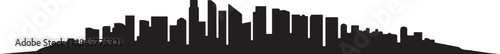 Bukit Merah Skyline Sleek minimal. design Vector black silhouette
