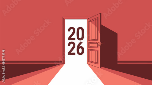 Open door to a bright future in 2026 with opportunity and growth