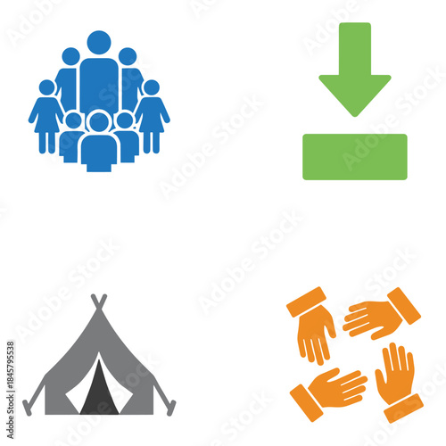 A simple graphic indicating a placeholder for a vector file, useful for design templates