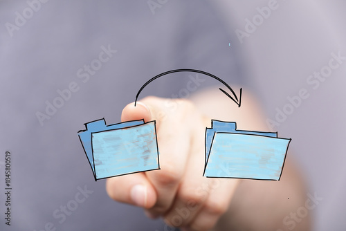 Image depicts hand interact...