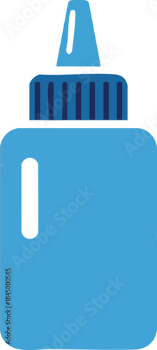 Stylized Glue Bottle Illustration Craft, Adhesive and Art Supplies