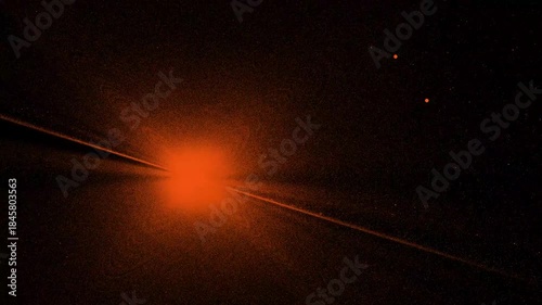 orange plasma particle abstract background motion graphics with glowing energy spheres, explosions and trails in 4k hd for sci-fi visuals, technology intros and futuristic presentations