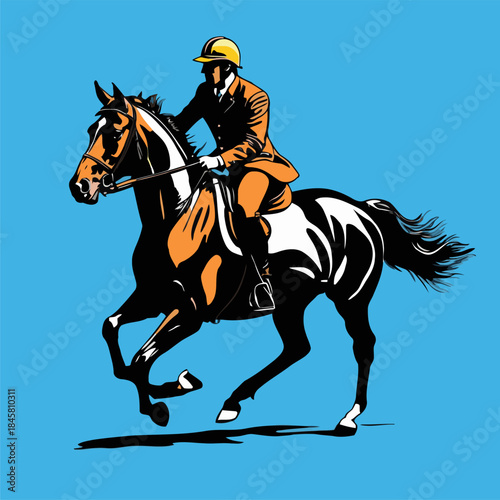 nice horse vector image