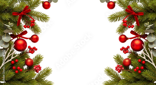 Christmas Frame, Christmas Border, Holiday Frame, Festive Border, Christmas Wreath, Xmas Decoration, Holiday Background, Winter Frame, Christmas Banner, Festive Background'Holiday Frame for card