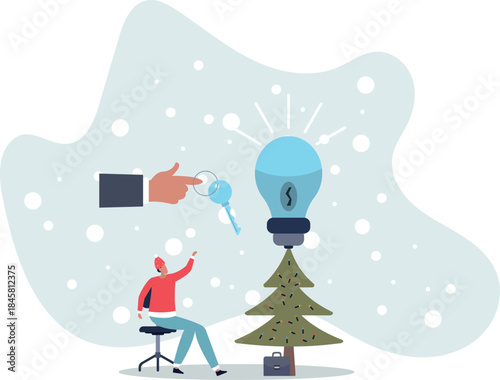 Key to success, creativity idea to solve problem, innovation or knowledge to unlock career potential concept.life and employment of people.