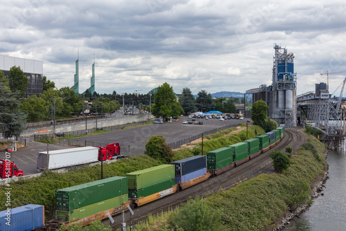 fridge trains in Portland railway section