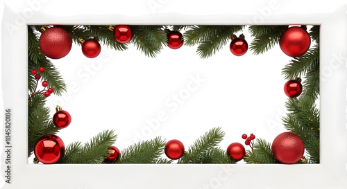 Christmas Frame, Christmas Border, Holiday Frame, Festive Border, Christmas Wreath, Xmas Decoration, Holiday Background, Winter Frame, Christmas Banner, Festive Background'Holiday Frame for card