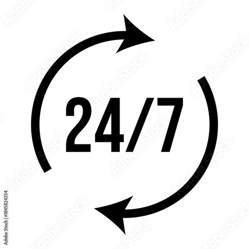 24 hour service clock